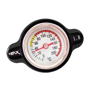 Kostenfreie Lieferung 1,8 Bar Kühlerdeckel mit Temperaturanzeige KTM SX, SXF 2016- / EXC EXC-F TPI 125, 250, 300, 350, 450, 500 2017-