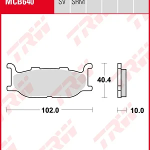 TRW Bremsbeläge Satz MCB640SV, sinter street, mit ABE Top-Angebot