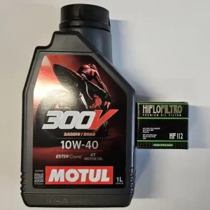Motor Service Kit Motul 300V 10W40 + Ölfilter HF112 XR CRF 250L KXF 450 Preisreduziert