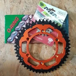 Expressversand Dual O-Ring Kettenkit Orange KTM SX, SXF, EXC 125, 250, 350, 450, 500, 525