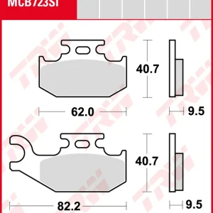 TRW Bremsbeläge Satz MCB723SI, sinter offroad, mit ABE Knallerangebot