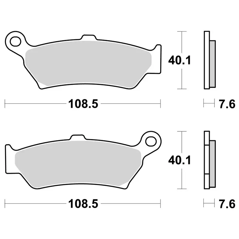 Top-Preis Pastillas de freno sinterizadas BREMBO 07BB43SP