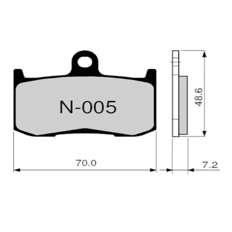 Solange Der Vorrat Reicht Pastillas de freno ZCOO N005 EX (RACE)