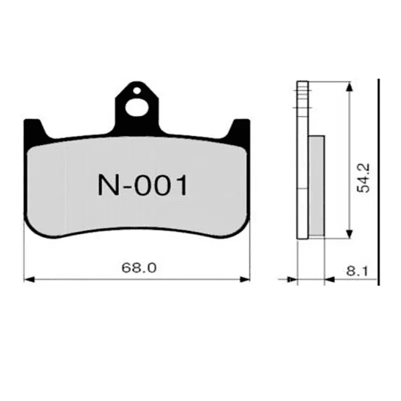 Neu Pastillas de freno ZCOO N001 EX (RACE)