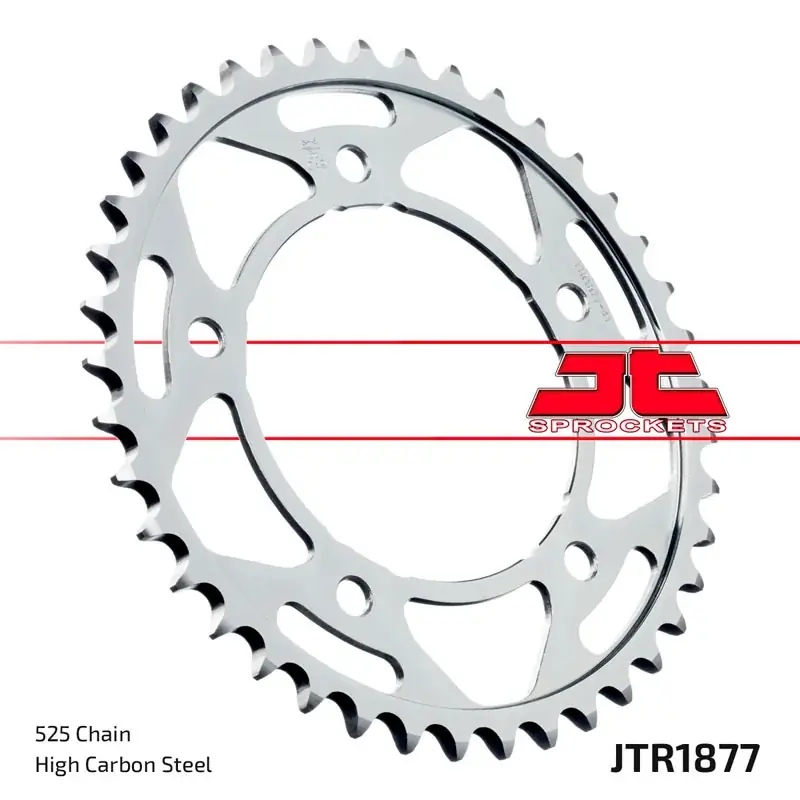 Corona Transmisión JT Sprockets ACERO 525 estándar 1877 Bestseller