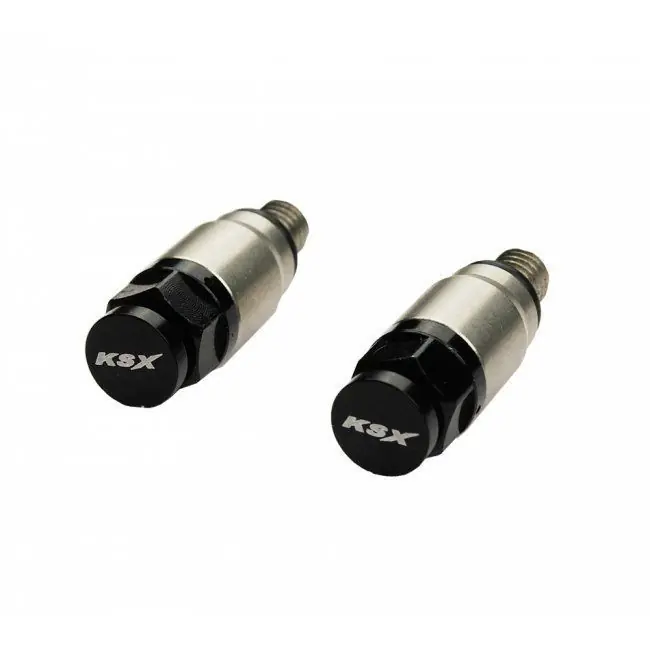 Gabelentlüfter Set M5 Schwarz Kayaba / Showa Kawasaki, Honda, Suzuki, Yamaha Geprüft