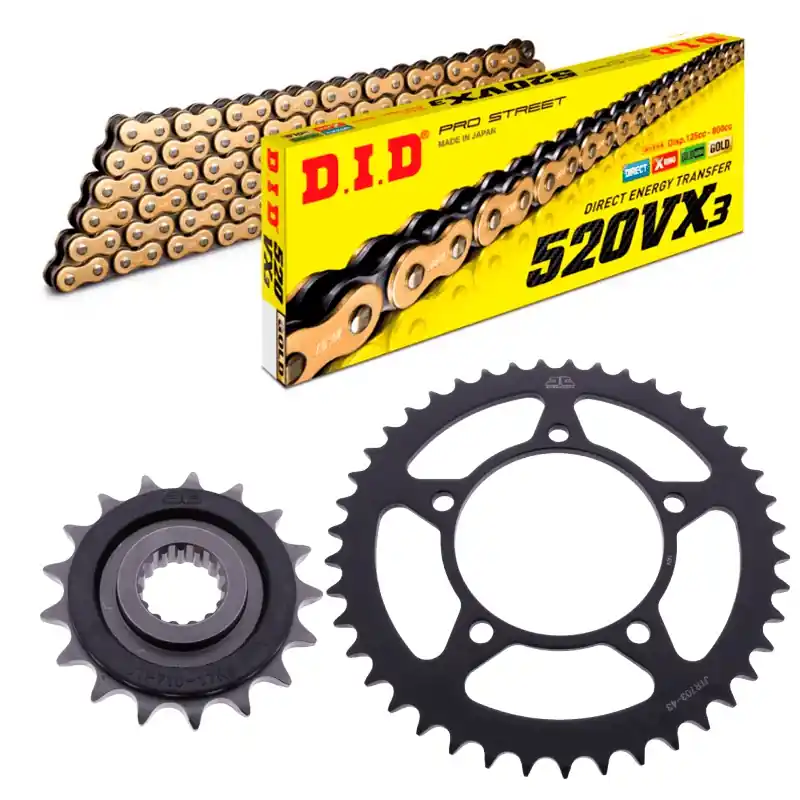 Kit de transmisión DID Reforzado para Aprilia RS 660 / TUONO 660 2021-2024 Zertifiziert