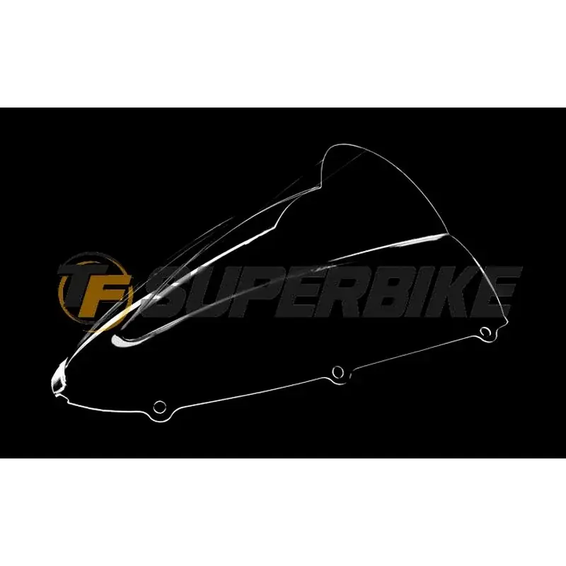 Must-Have Cúpula TF SUPERBIKE doble burbuja transparente para Kawasaki ZX6-R 2005-2008