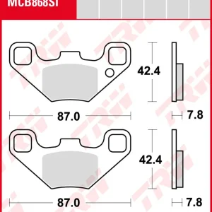 TRW Bremsbeläge Satz MCB868SI, sinter offroad, mit ABE Knallerangebot
