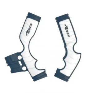 RTech Grip Rahmenschützer Blau Weiß Husqvarna TC 65 2017-2023 Billig