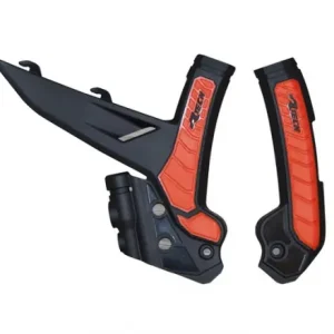 Jetzt Kaufen RTech Grip Rahmenschützer Schwarz Orange KTM SX, SXF 2023- / EXC, EXC-F, TPI 125, 250, 300, 350, 450, 500 2024-