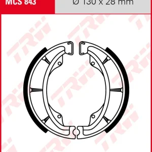 Heißes Angebot TRW Bremsbacken Satz MCS843, für Trommelbremse 130 x 28 mm