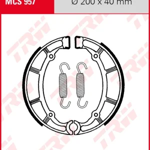 TRW Bremsbacken Satz MCS957, für Trommelbremse 200 x 40 mm Preiswert