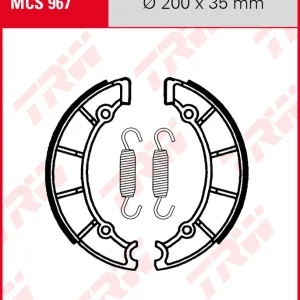 TRW Bremsbacken Satz MCS967, für Trommelbremse 300 x 35 mm Preisreduziert