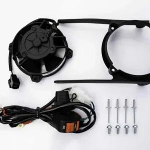 Kühler Lüfter Set KTM, Husaberg, Husqvarna 2+4 Takt 2004-2016 mit Schalter Neu Im Sortiment