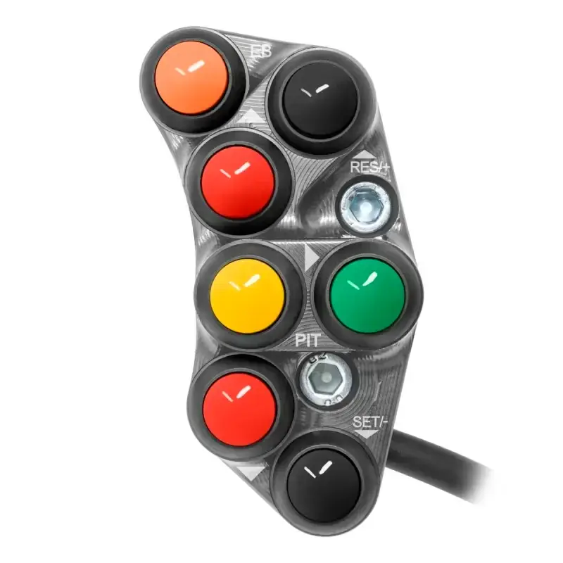 Piña Izquierda RACING 8 botones JETPRIME KAWASAKI ZX-10R-R 998CC 2021-2025 TITANIO Bestseller