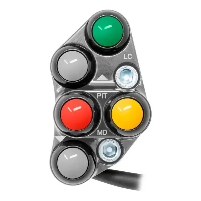 Piña Izquierda RACING 4 botones JETPRIME  HONDA CBR 1000 RR FIREBLADE -SP 999CC 2017-2019 TITANIO Kostenloser Versand