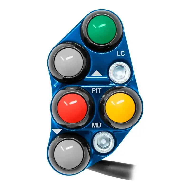 Piña Izquierda RACING 4 botones JETPRIME  HONDA CBR 1000 RR FIREBLADE -SP 999CC 2017-2019 AZUL Rabatt