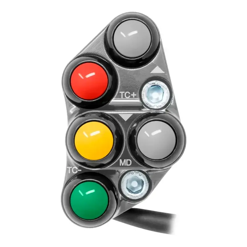 Piña Izquierda RACING 6 botones JETPRIME DUCATI PANIGALE 899-959-1199-1299 TITANIO Begrenztes Angebot