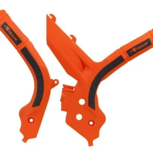 RTech Grip Rahmenschützer Orange KTM SX, SXF 2019-2022 / EXC, EXC-F, TPI 125, 250, 300, 350, 450, 500 2020-2023 Solange Der Vorrat Reicht