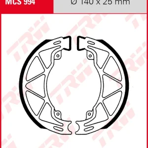 Versand Am Gleichen Tag Aprilia SR 150, Bj. 00-02, PX, Bremsbeläge hinten, TRW Lucas MCS994 Bremsbacken