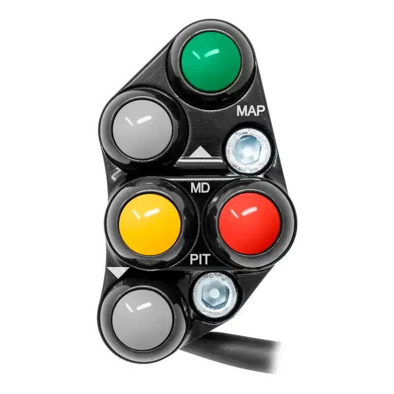 Piña Izquierda RACING 5 botones JETPRIME YAMAHA YZF-R1 2020-2025 Neu Im Sortiment