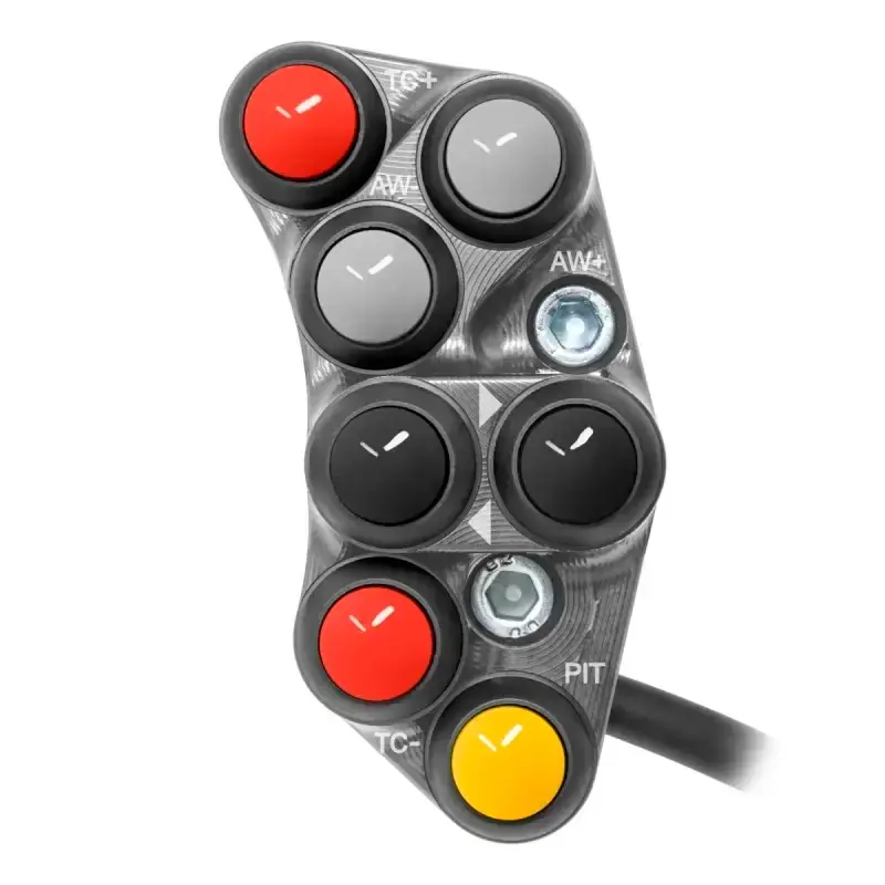 Piña Izquierda RACING 9 botones JETPRIME APRILIA RSV4 TITANIO Top-Seller