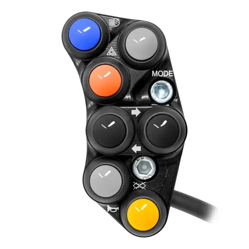 Billig Piña Izquierda RACING 12 botones JETPRIME DUCATI PANIGALE V4 2025 NEGRA