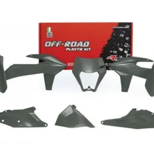 KTM Plastik Kit mit Lampenmaske Grau EXC, EXC-F TPI 250, 300, 350, 450, 500 2020-2023 Sofort Bestellen