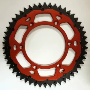 Nur Heute Dual Kettenrad Alu / Stahl Orange KTM SX, SXF, EXC 125, 200, 250, 350, 450, 500, 525, 530