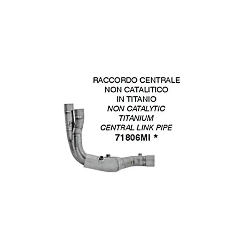 CONECTOR CENTRAL ARROW RACING EN TITANIO APRILIA RSV4 2025- Aktuell