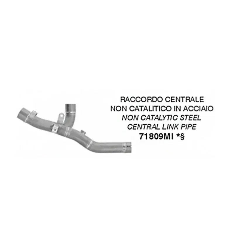 CONECTOR CENTRAL ARROW RACING EN ACERO INOXIDABLE DUCATI MULTISTRADA V2 / S 2025 Heißes Angebot