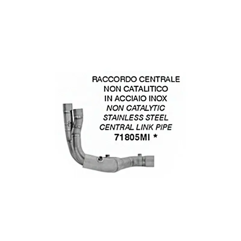 Abverkauf CONECTOR CENTRAL ARROW RACING EN ACERO INOXIDABLE APRILIA RSV4 2025-