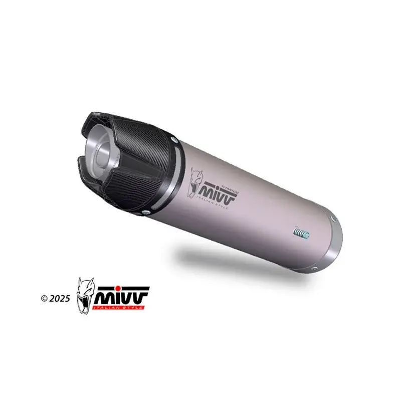 ESCAPE MIVV SLIP-ON AK-1 TITANIUM CON TAPA DE CARBONO HONDA CBR 600 RR 2024-2025 Preiswert