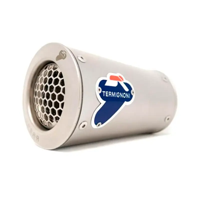 SILENCIADOR TERMIGNONI GP2R-R CÓNICO DE ACERO INOXIDABLE Schneller Versand