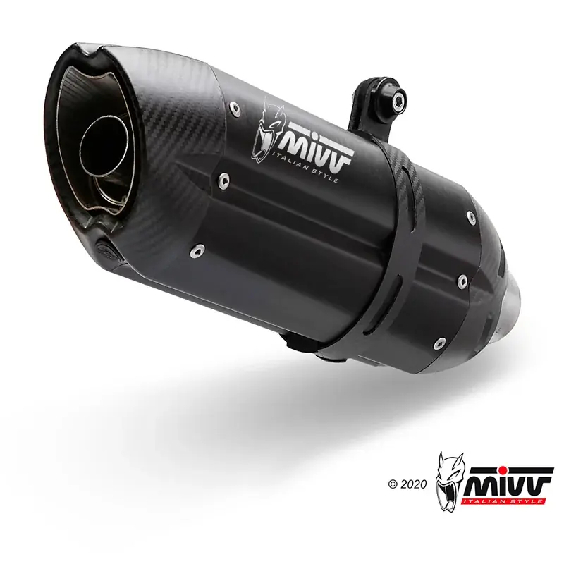 SILENCIADOR MIVV SUONO ACERO INOXIDABLE NEGRO SUZUKI GSX-S 750 2017-2020 Super-Preis