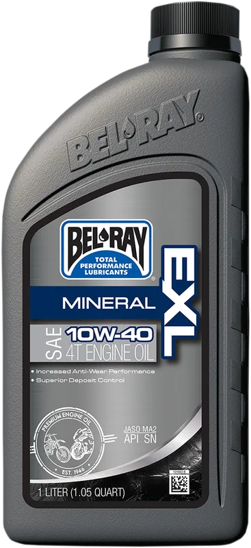 Neue Kollektion Bel-Ray EXL Mineralisches Öl 10W40 1 Liter