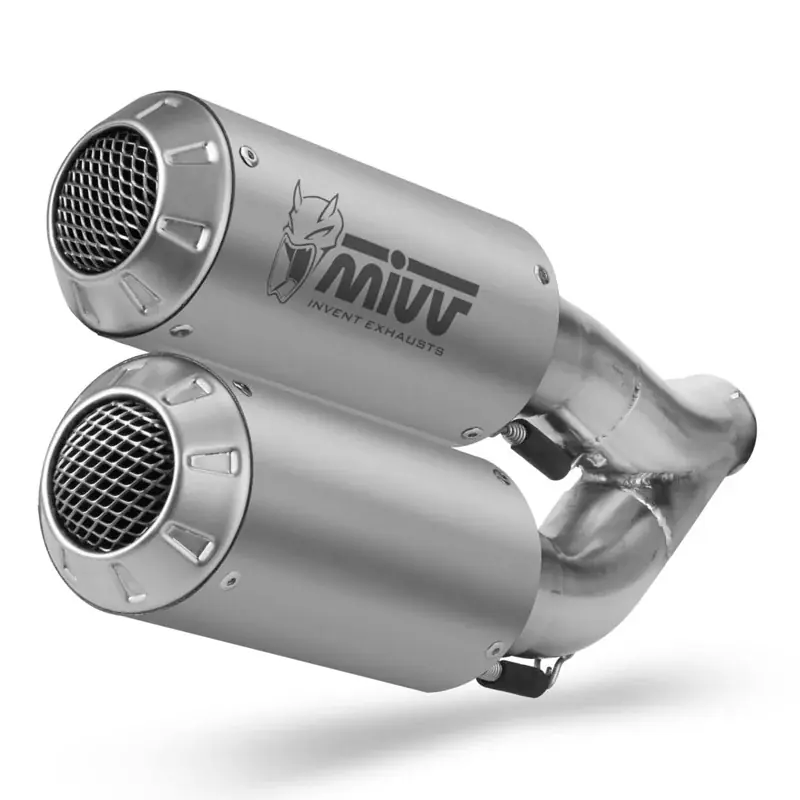 Preisknaller PAREJA DE SILENCIADORES MIVV MK3 DE ACERO INOXIDABLE DUCATI MONSTER 821 2018-2020 / monster 1200 2017-2021