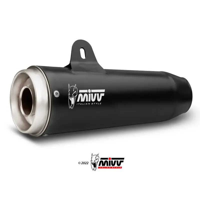 Direktkauf SILENCIADOR MIVV GHIBLI S ACERO INOXIDABLE NEGRO MOTO GUZZI V7 III 2017-2020