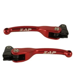 Zap Klapphebel Set Kupplungs+ Bremshebel Simson S51 / Star / Schwalbe Rot Kostenloser Rückversand