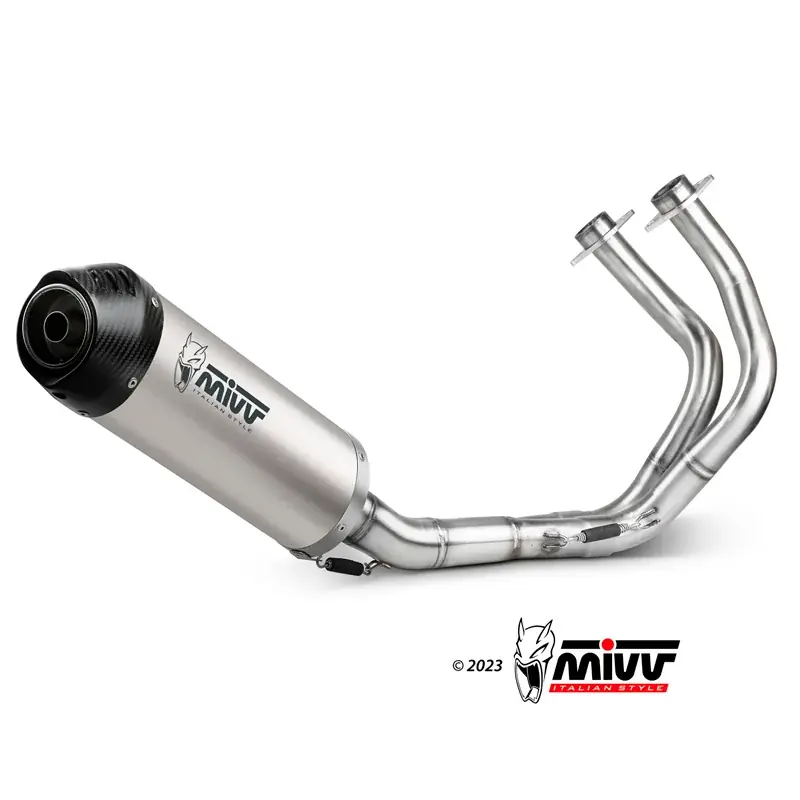 ESCAPE COMPLETO 2X1 MIVV SPORT OVAL TITANIO-CARBONO KAWASAKI NINJA 650 2017-2023 / Z650 2017-2023 Sale