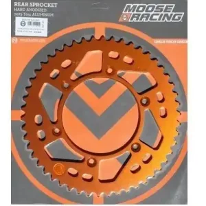 Kostenloser Rückversand KTM SX, SXF, EXC, EXC-F 125, 200, 250, 300, 350, 450, 500, 525 Kettenrad Orange 45-54 Zähne 1990-