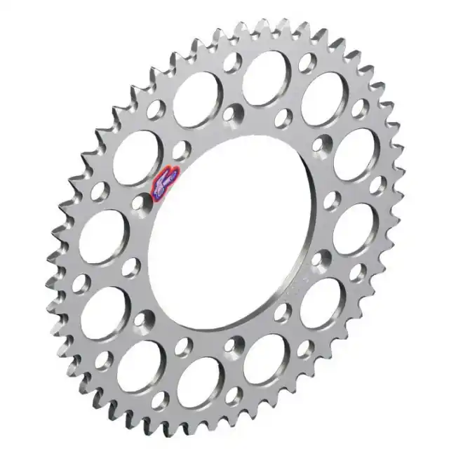 Renthal Aluminium Kettenrad KTM SX, SXF, EXC / Husqvarna FC, FE, TC, TE Silber 48-52 Zähne Ausverkauf