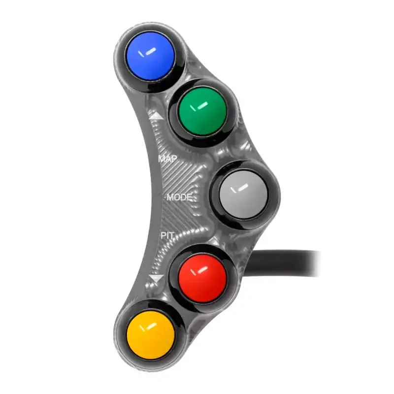 BOTONERA IZQUIERDA JETPRIME 5 BOTONES YAMAHA YZF-R1 / M 2020-2023 TITANIO Markenware