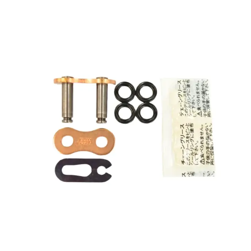 Ausverkauf Enganche de cadena EK tipo clip semi abierto 520SRX2 QX-Ring 520 Dorado