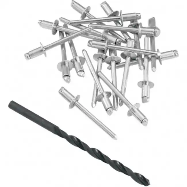 Schnäppchen Auspuff Nieten Set + Bohrer
