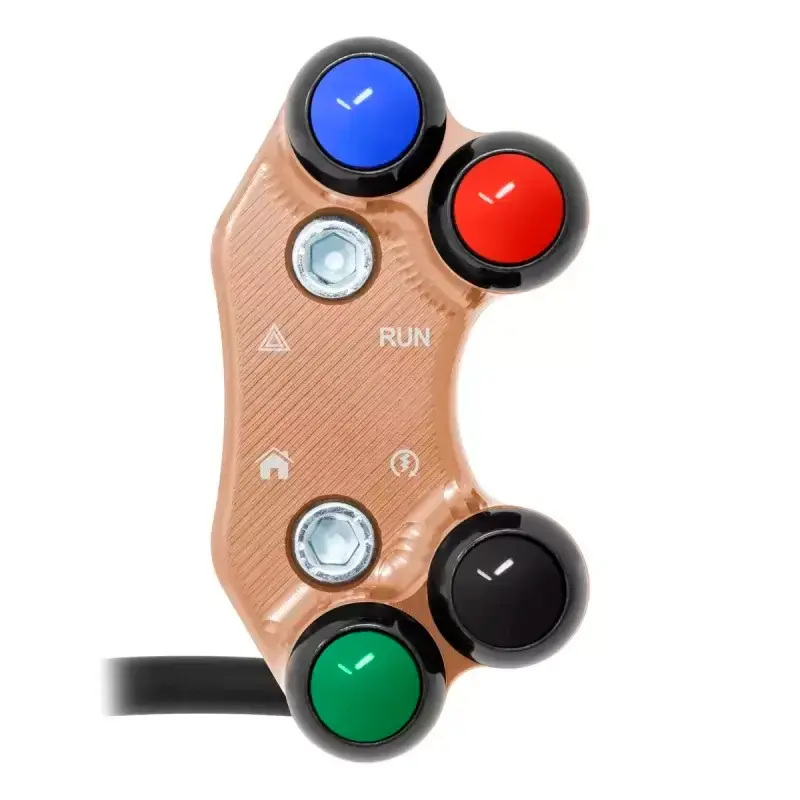 Interruptor de manillar derecho JETPRIME Triumph Street Triple 765 RS-MOTO2 orificios desalineados COBRE Neu Im Sortiment