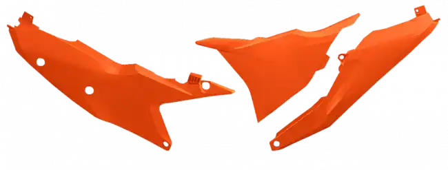 KTM Seitenteile mit Luftfilterkastendeckel Orange SX, SXF 125, 250, 300, 350, 450 2023- / EXC 2024- Nur Für Kurze Zeit