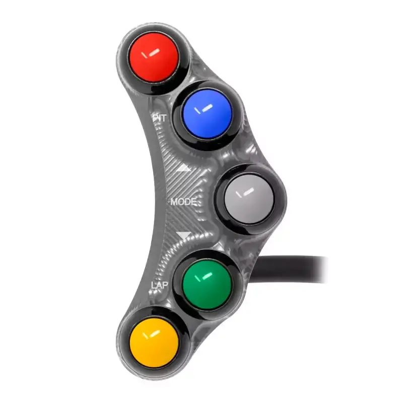 Piña Izquierda RACING 5 botones Jetprime KAWASAKI ZX-10R-R 2016-2018 TITANIO Beliebt