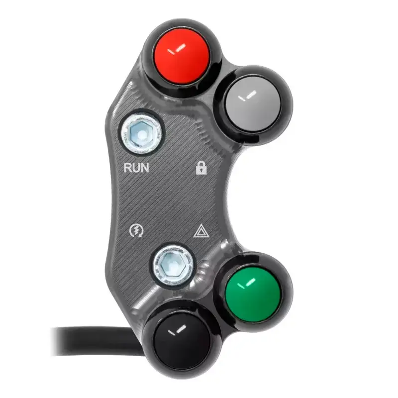 Billig Interruptor de manillar derecho JETPRIME KTM 1290 SUPERDUKE-ADVENTURE orificios desalineados TITANIO